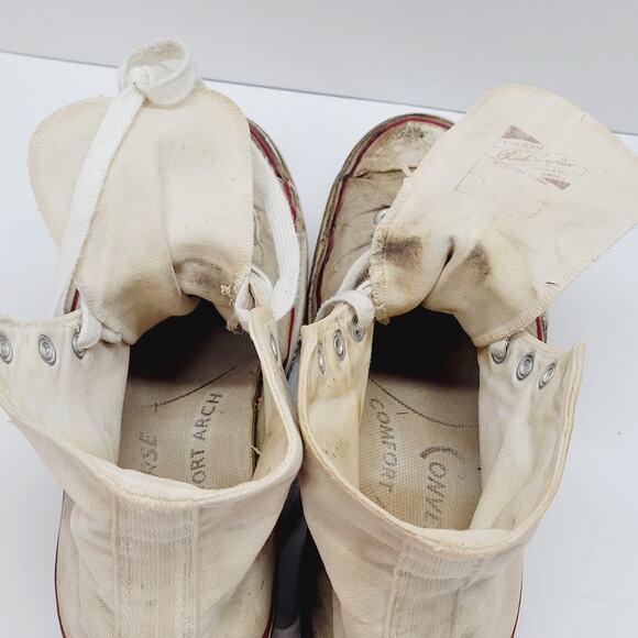 THRASHED Converse Chuck Taylor All Star Vintage 60’s 70s Blue Label USA 10 READ - Picture 14 of 16